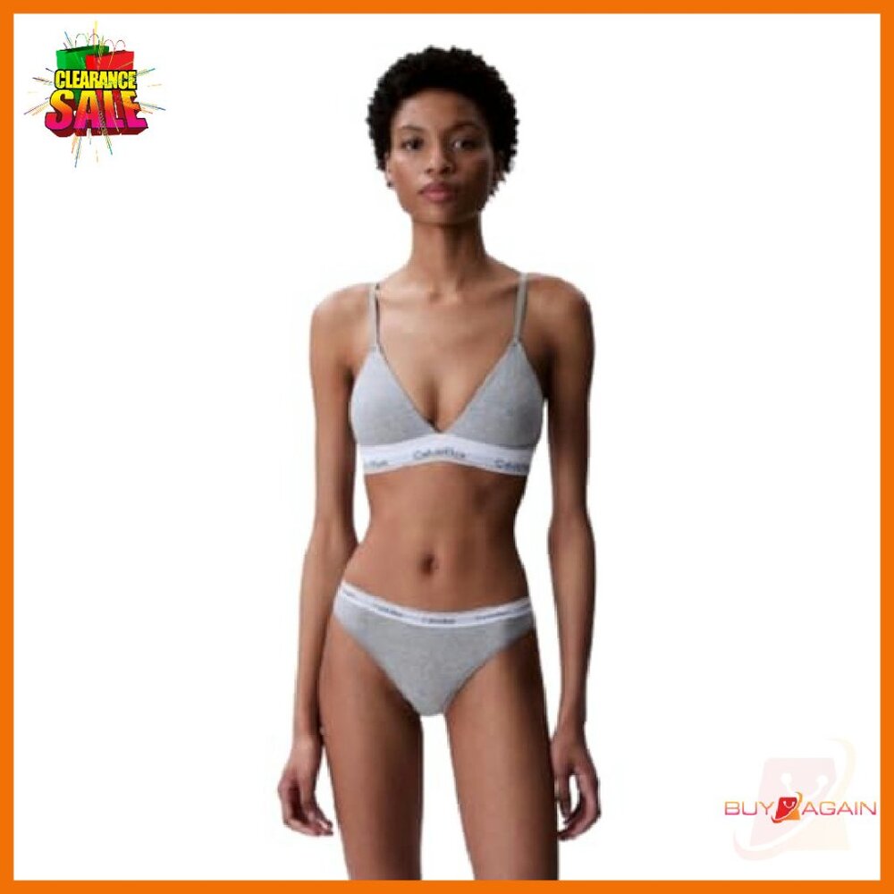 Lightly Lined Triangle Wireless Bralette Cotton M… - image 2